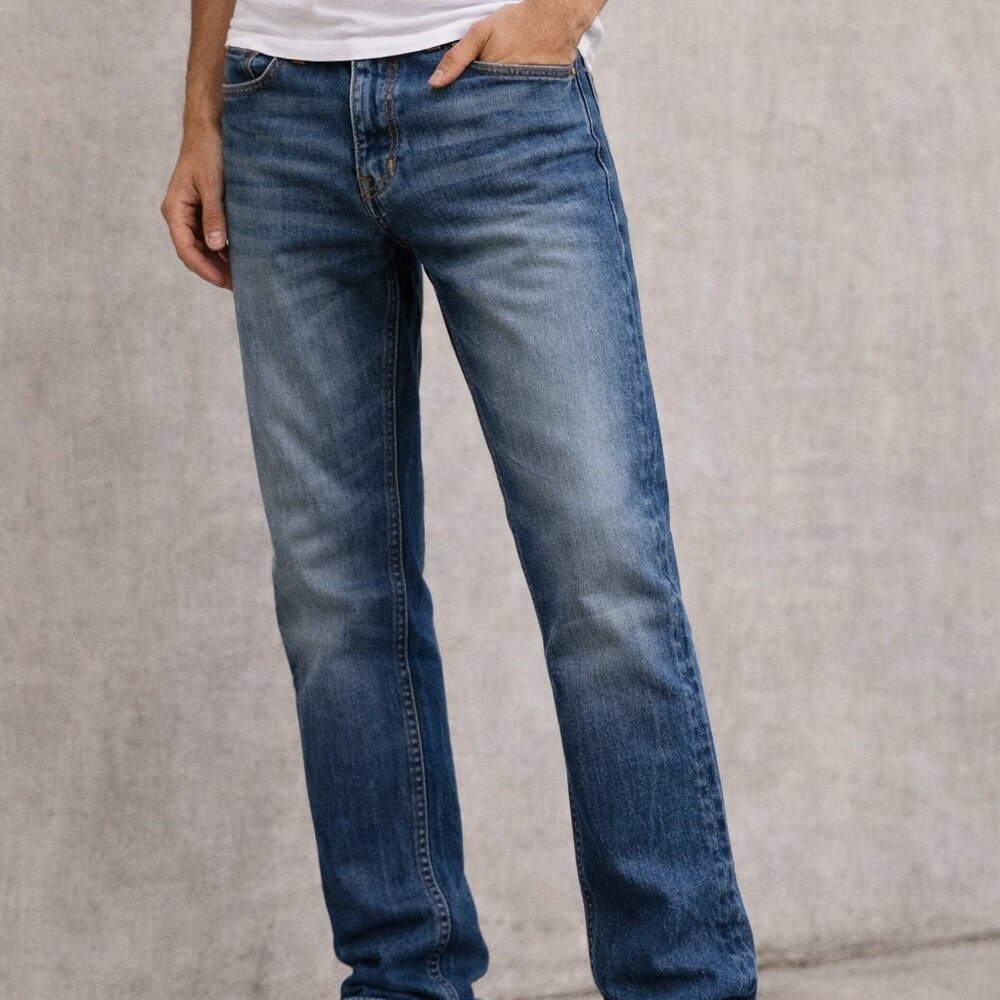 Diesel Safado Regular Slim Straight Jeans 32x32 Blue Wash